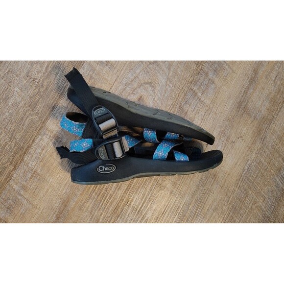 CHACO ZX/2 Sandals Shoes Waterp Gorp Hiking Strap Buckle Blue Diamond WOMEN'S 6 - Picture 7 of 8